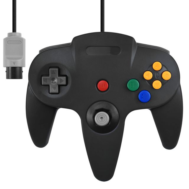 N64 controller zwart